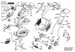Bosch 3 600 H81 H70 ROTAK 43 LI Lawnmower Spare Parts